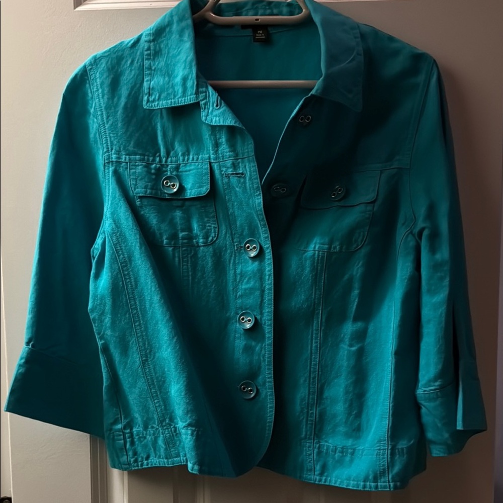 Vibrant Teal Jacket